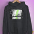 Agender Pride Grunge Exclamation Points Hoodie - Dark Grey Heather